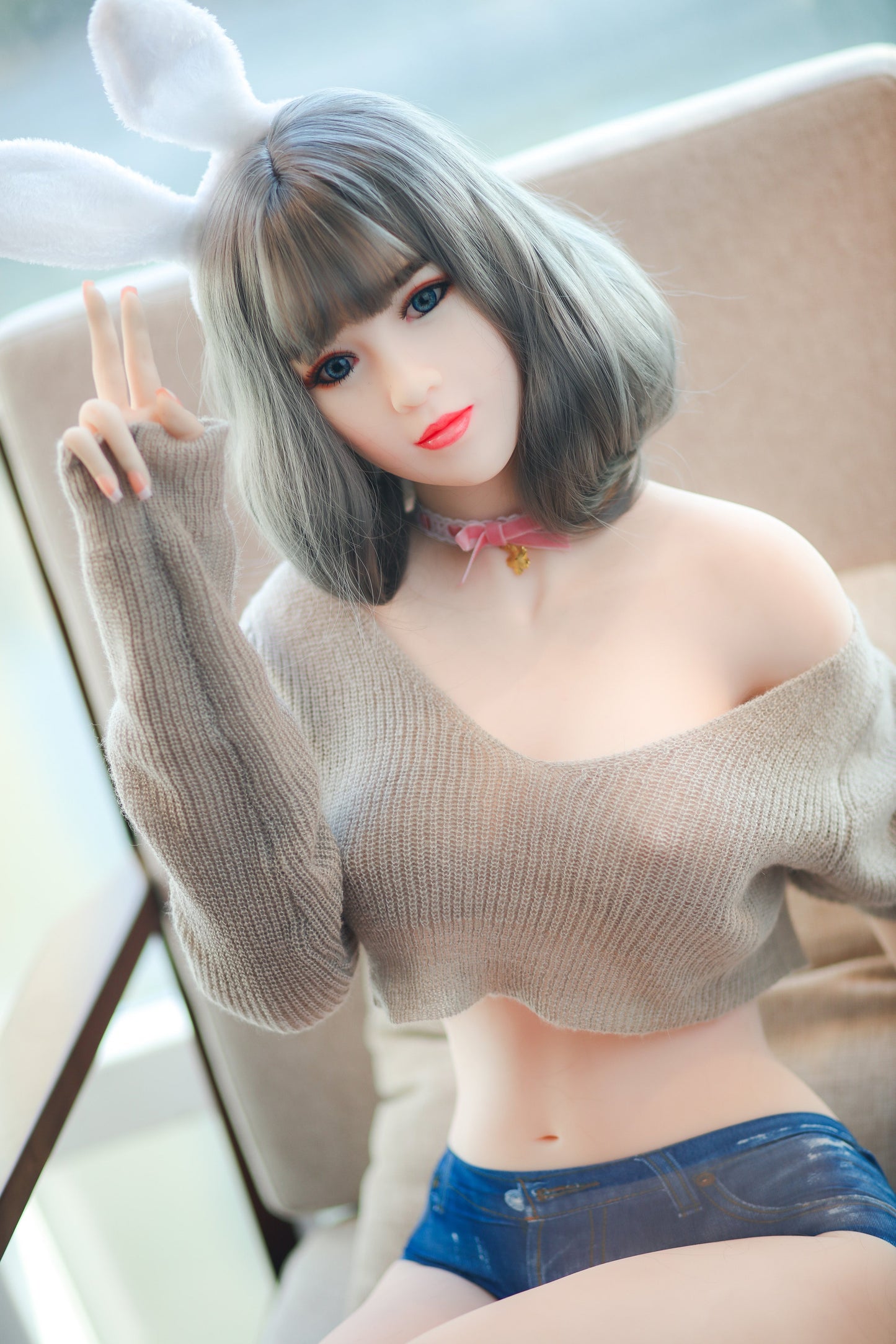 Neodoll Sugar Babe - Aitana - Realistic Sex Doll - Gel Breast - 170cm - White - buysextoyth