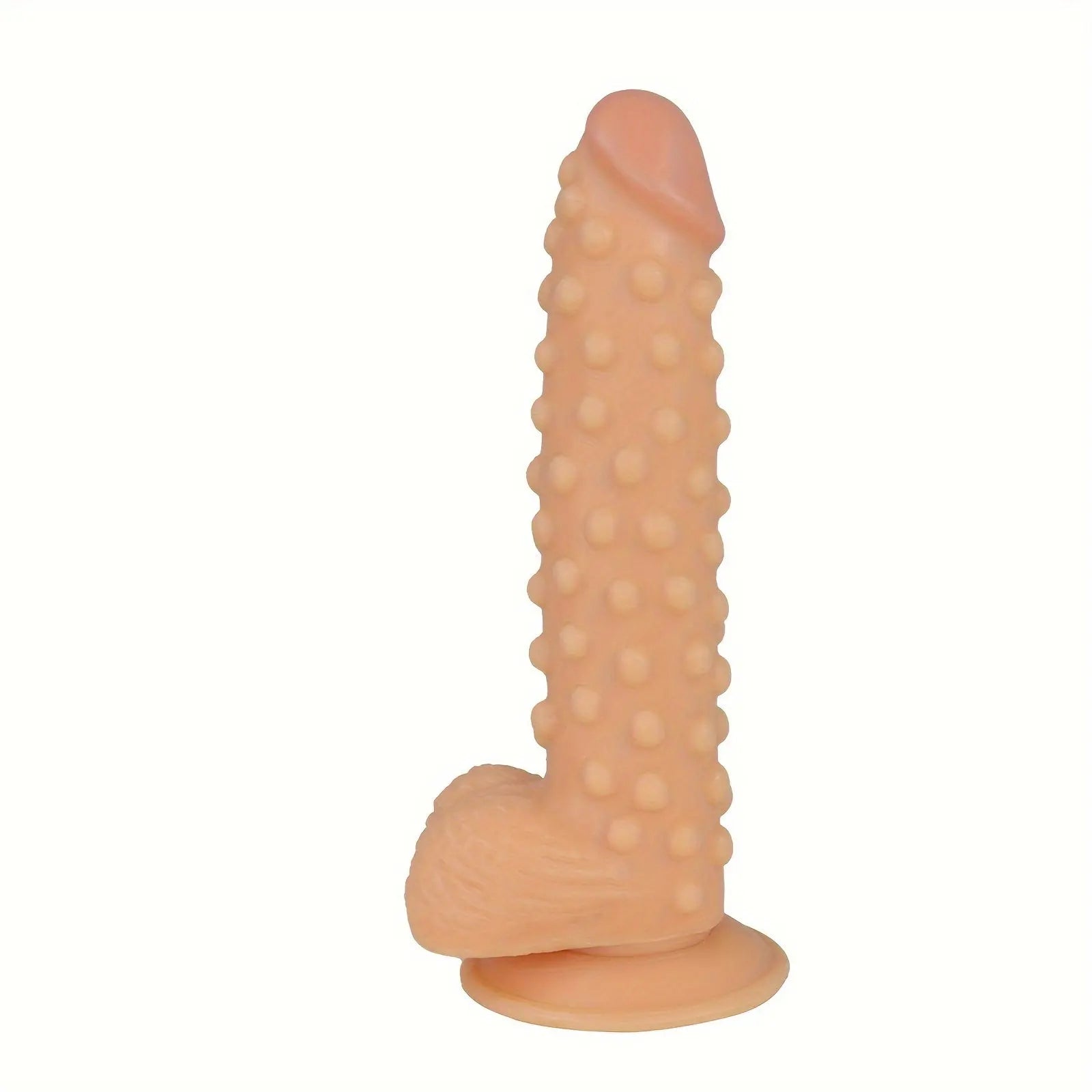 9.44 Realistic Dildo with Large Beads - Waterproof. Latex-Free. Suction Cup for Hands-Free Play. G-Spot & Anal Stimulation Sex Toy for Women and Couples - buysextoyth