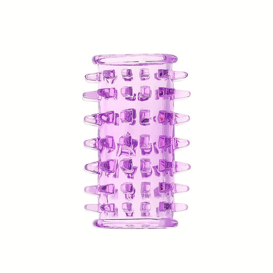 2.72inch Purple Penis Sleeve. Waterproof And Skin-friendly TPE Material. Prickly Texture Design. Physical Sensitivity Reduction. Enhance Erect. Delay Ejaculation Lasting Ring. Sex Toys For Men Or Couples - buysextoyth