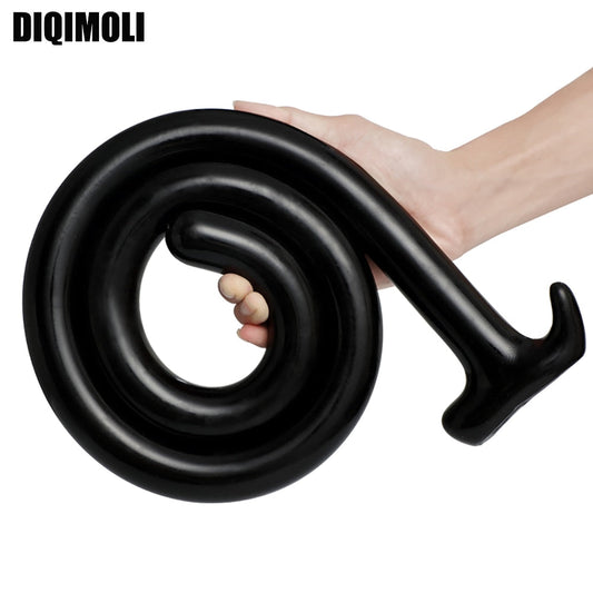 39.37 Inch Overlength Anal Plug Dildo 1 Meter Soft Anal Dilator Sex Toys for Stimulation of Vagina and Anus Extra Long Butt Plug - buysextoyth