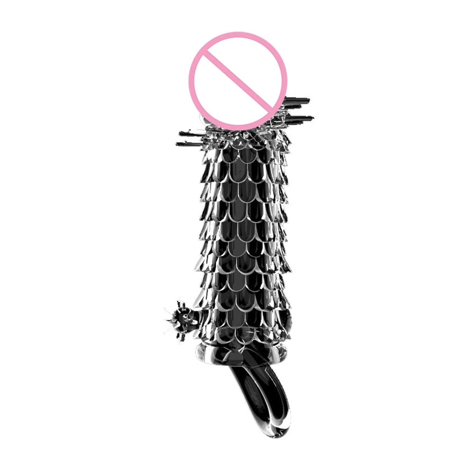 3D Crystal Condoms Dick Extender Penis Lengthen Bold Sleeve Sex Toys n Useful Sex Supplies - buysextoyth