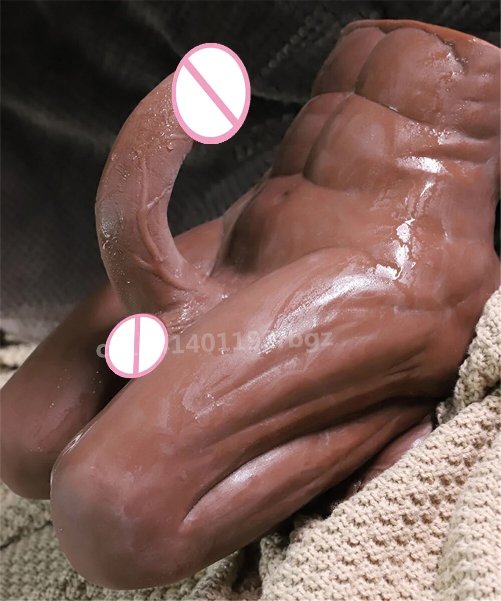 3D ชาย Kneeling ท่าทาง Lower Body ตุ๊กตาขนาดใหญ่อวัยวะเพศชายหญิงสำเร็จความใคร่ Dildo Strong กล้ามเนื้อขาผู้ใหญ่เซ็กซ์ทอยสำหรับชาย - buysextoyth