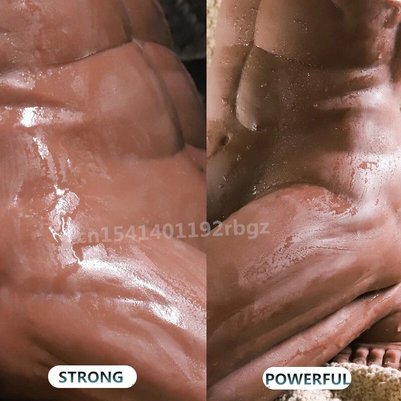 3D ชาย Kneeling ท่าทาง Lower Body ตุ๊กตาขนาดใหญ่อวัยวะเพศชายหญิงสำเร็จความใคร่ Dildo Strong กล้ามเนื้อขาผู้ใหญ่เซ็กซ์ทอยสำหรับชาย - buysextoyth