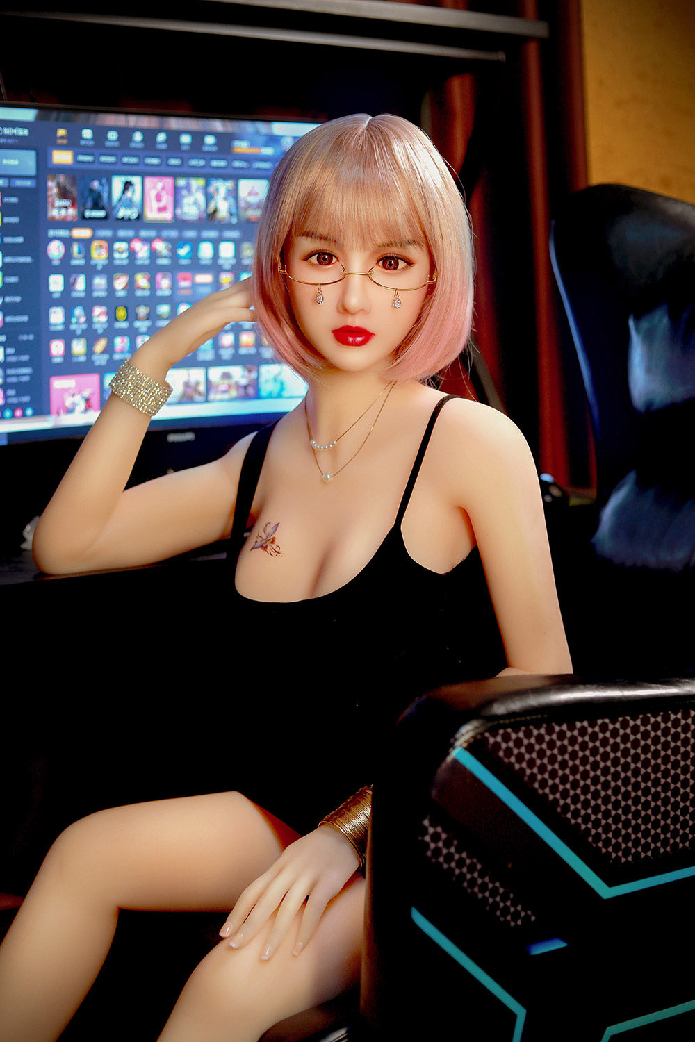 Thailand/Chiang Mai Stock Margery 165cm Head TPE Big Boob Realistic Tattoo Sex Doll NO.1035 - buysextoyth