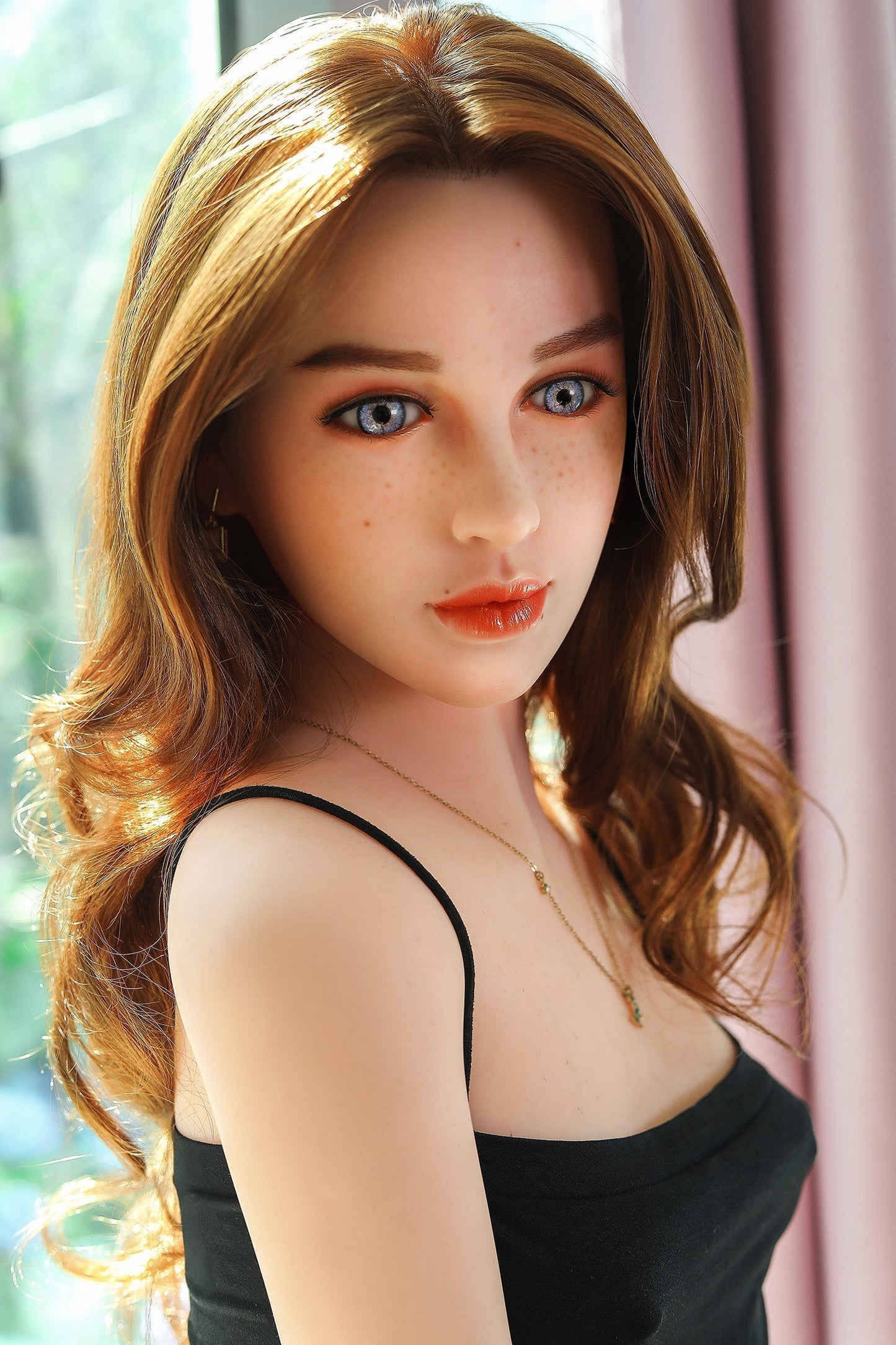 Jessica 159cm Head Full TPE Small Breast Brown Real-looking Girl Sex Doll For Men NO.1057 - buysextoyth