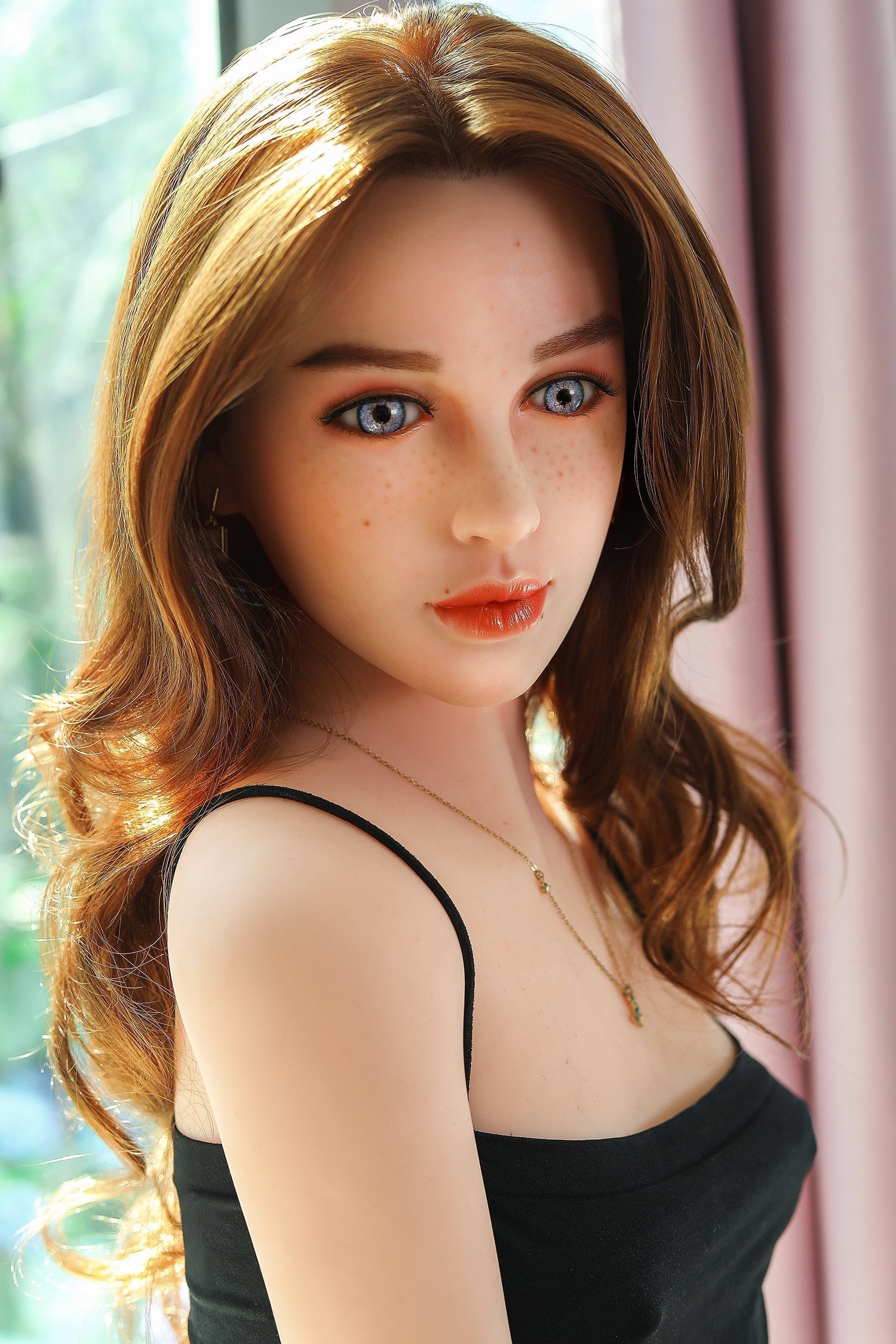 Jessica 159cm Head Full TPE Small Breast Brown Real-looking Girl Sex Doll For Men NO.1057 - buysextoyth