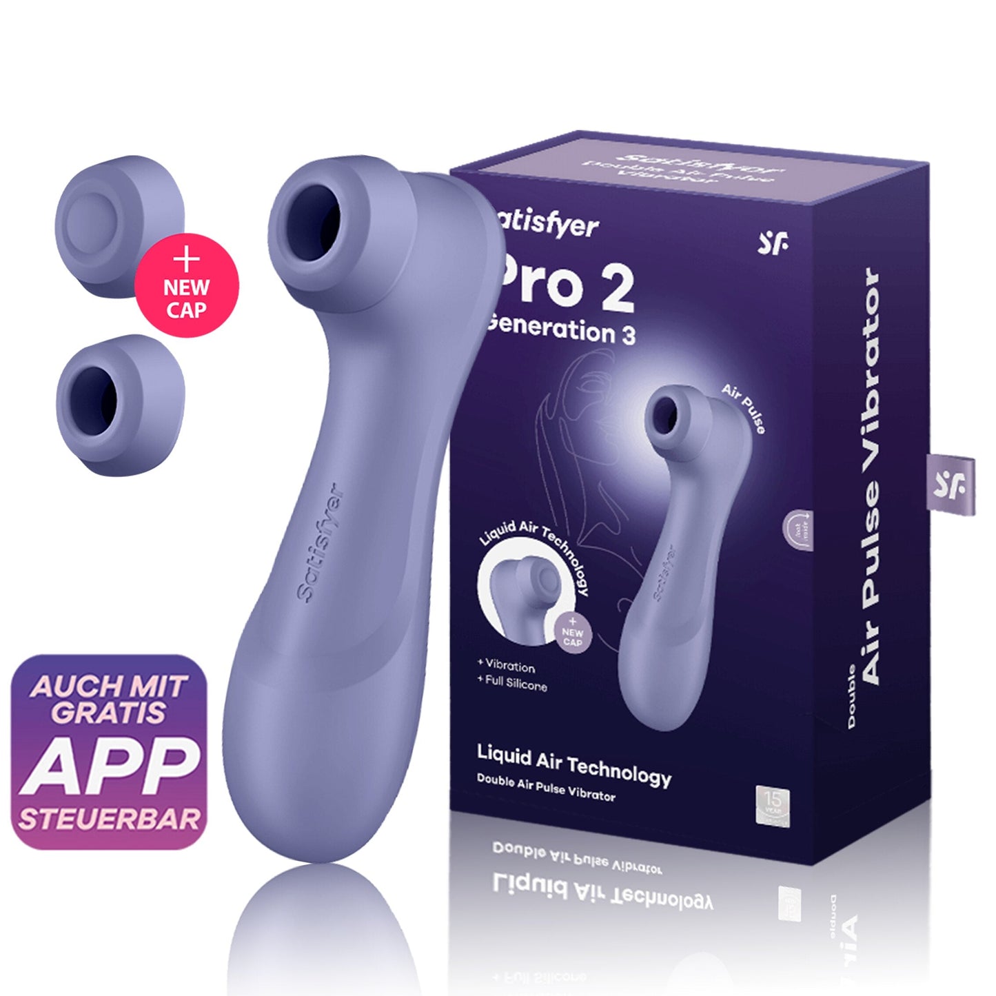 Satisfyer Vibrating App3 Vibrator for Women Sex Toys Clitoris Pro2 Adult Sex Shop - buysextoyth