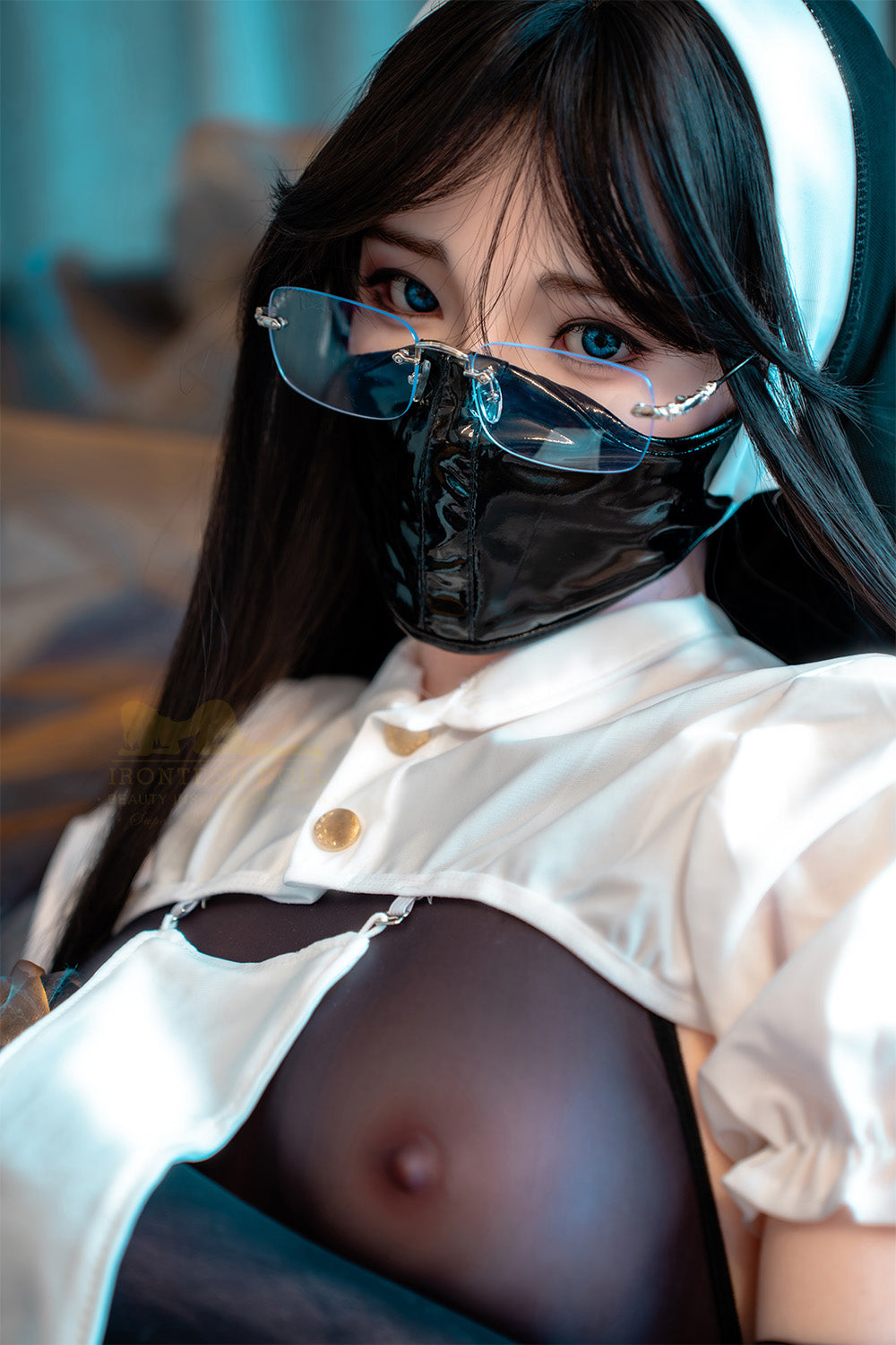Irontechdoll Logan 162cm Full Silicone Small Breasts Real-life Asian Sex Doll For Sale NO.1066 - buysextoyth