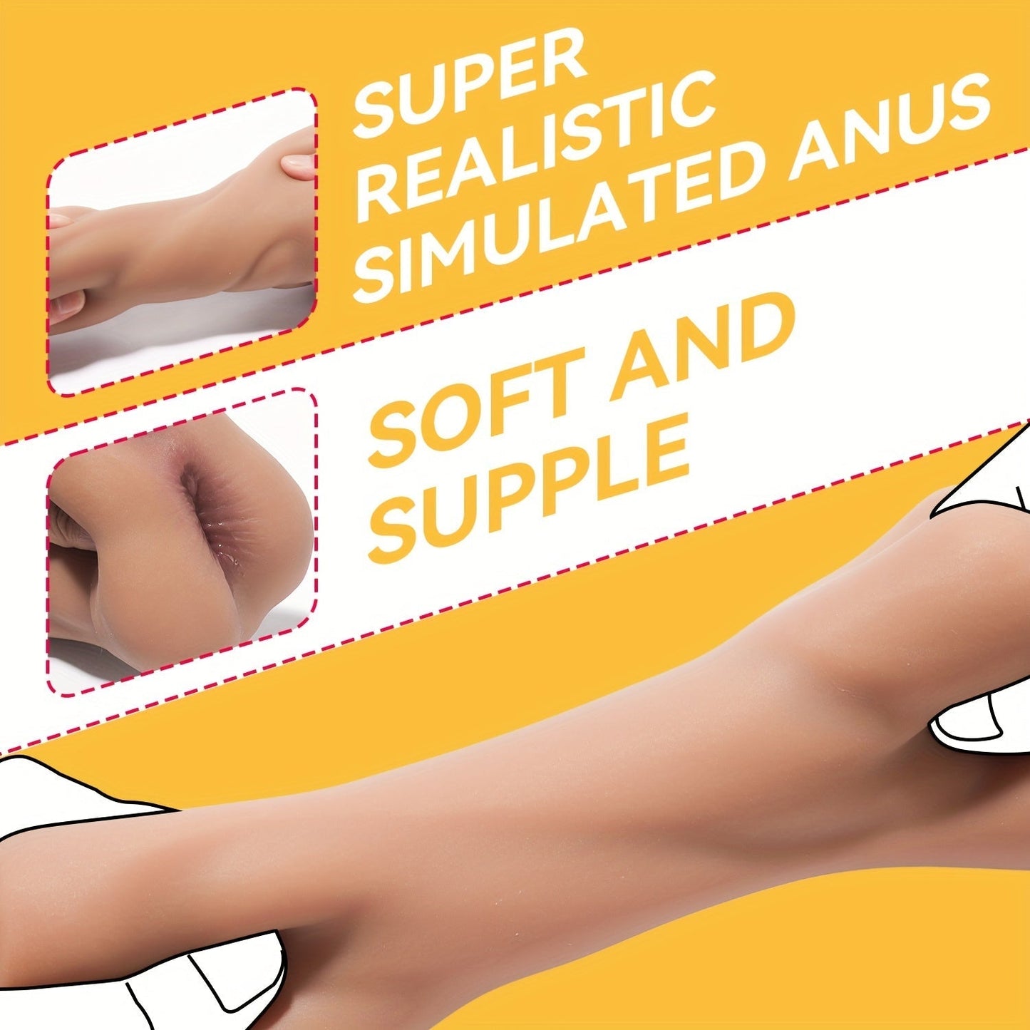 TPE Anal Passage Finger Sleeve - Handheld Anal Sex Toy. 1:1 Anus Restoration. No Battery Needed. for Adults - buysextoyth