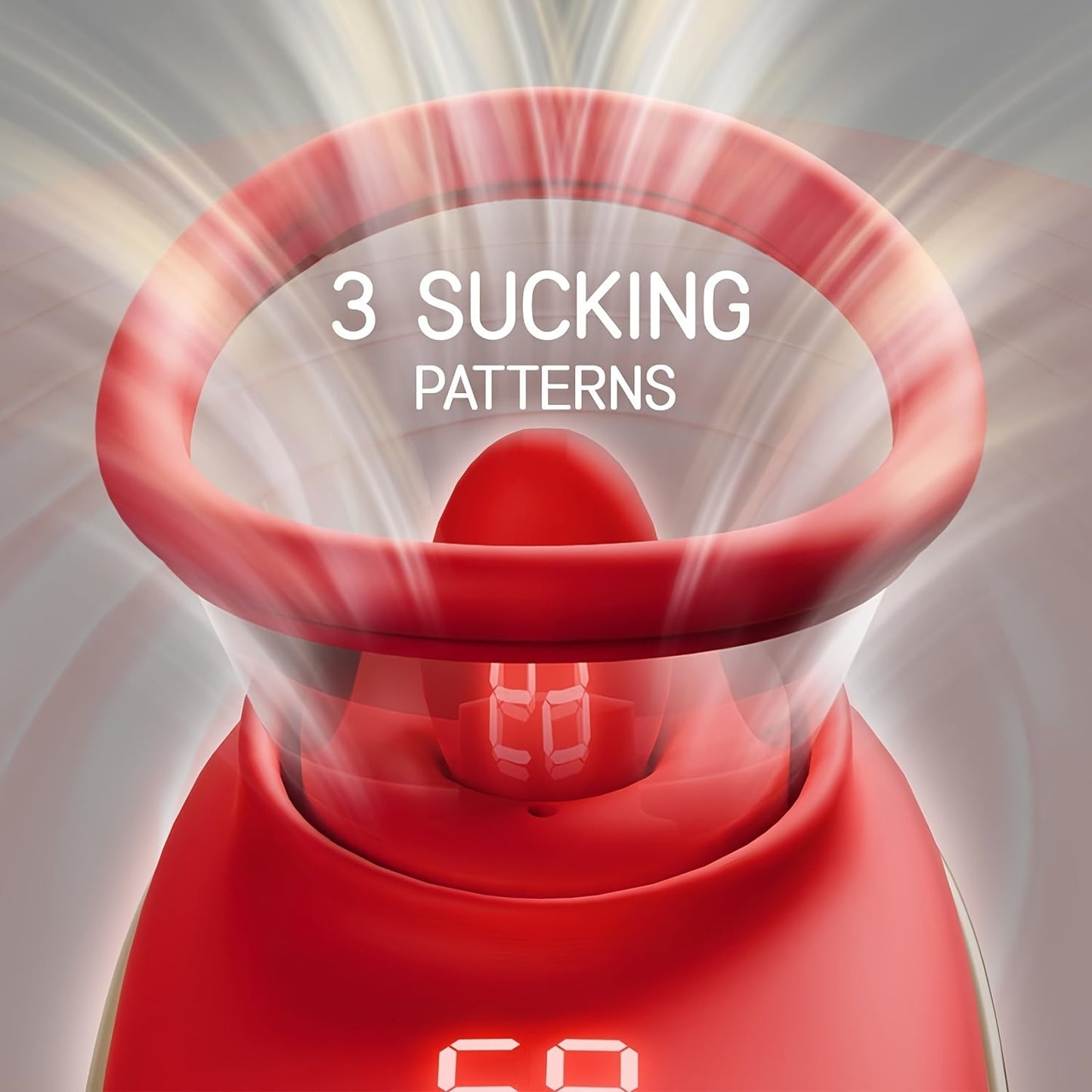 Rose Massager 9 Frequency Vibration. 9 Frequency Tongue Licking. 3 Frequency Sucking. Adult Female Masturbation Sex Toy - buysextoyth