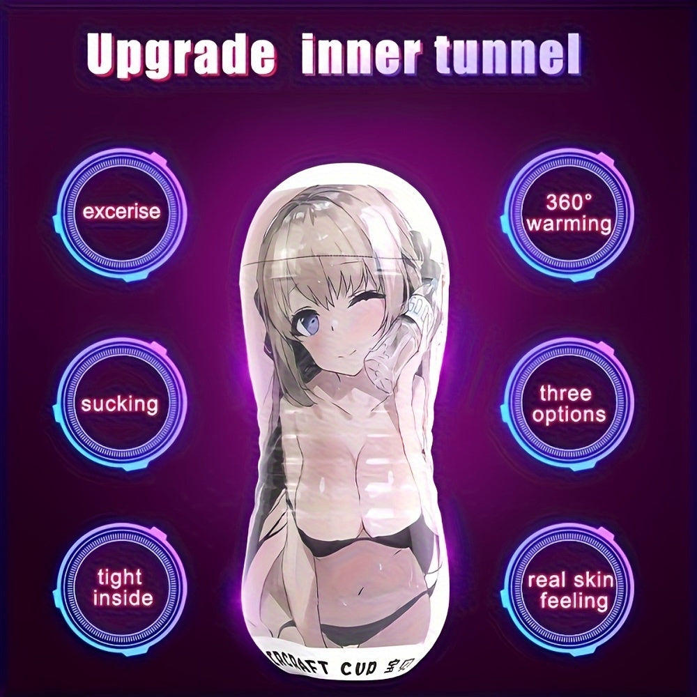 Male Masturbation Cup Men's Sex Toys. Men's Masturbation Oral Intercourse Stroke Sleeve Stimulator. Portable Toys For Penis Stimulation - buysextoyth