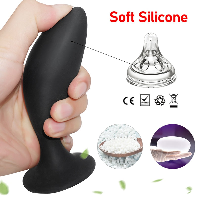 3pcs Anal Plugs Buttplug Training Set Silicone Suction Anus Sex Toys for Women Men Male Prostate Massager Butt Plug Gay Bdsm Toy - buysextoyth