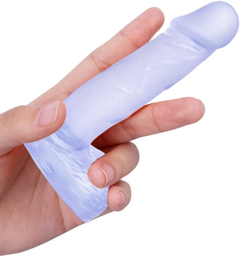 4 Inch Realistic Small Dildo.Beginner Anal Plug.Soft Anal Dildo with Curved Shaft and Balls.Adult Sex Toy Women Men Couples.Experience Multi-Purpose Mini Style(Flesh) - buysextoyth