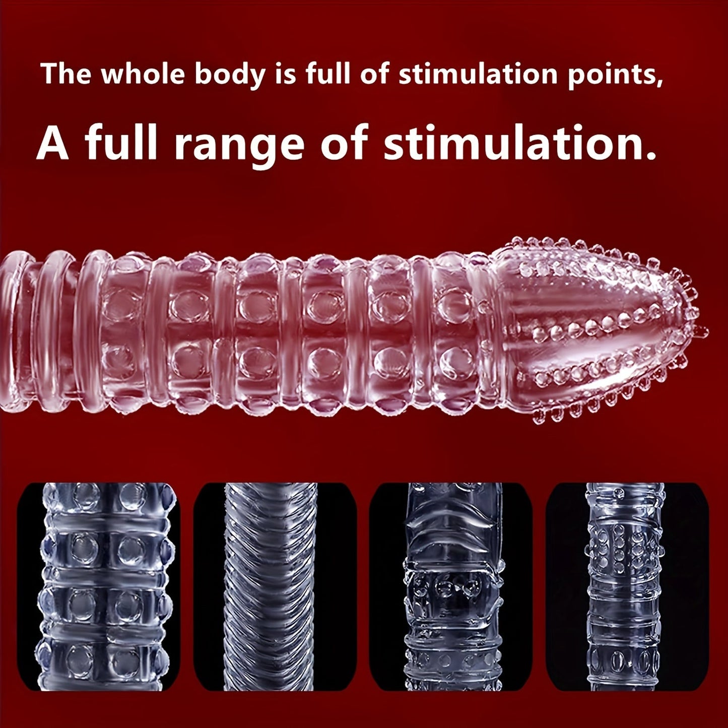 Penis Ring Crystal Penis Sleeve Lock Sperm Resistance Adult Supplies - buysextoyth