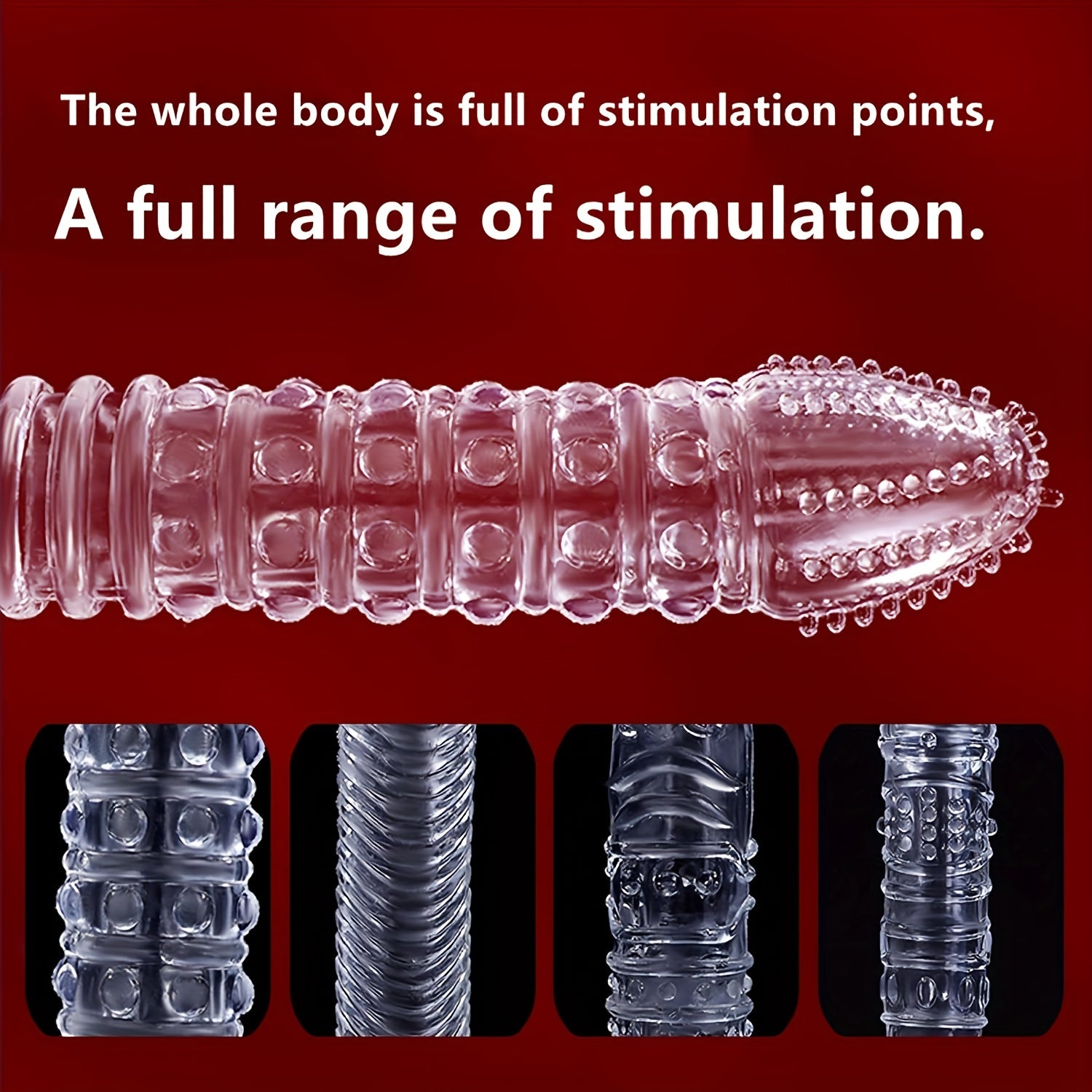 Penis Ring Crystal Penis Sleeve Lock Sperm Resistance Adult Supplies - buysextoyth