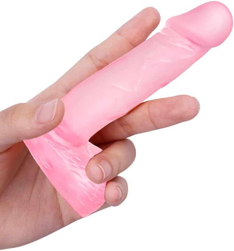 4 Inch Realistic Small Dildo.Beginner Anal Plug.Soft Anal Dildo with Curved Shaft and Balls.Adult Sex Toy Women Men Couples.Experience Multi-Purpose Mini Style(Flesh) - buysextoyth