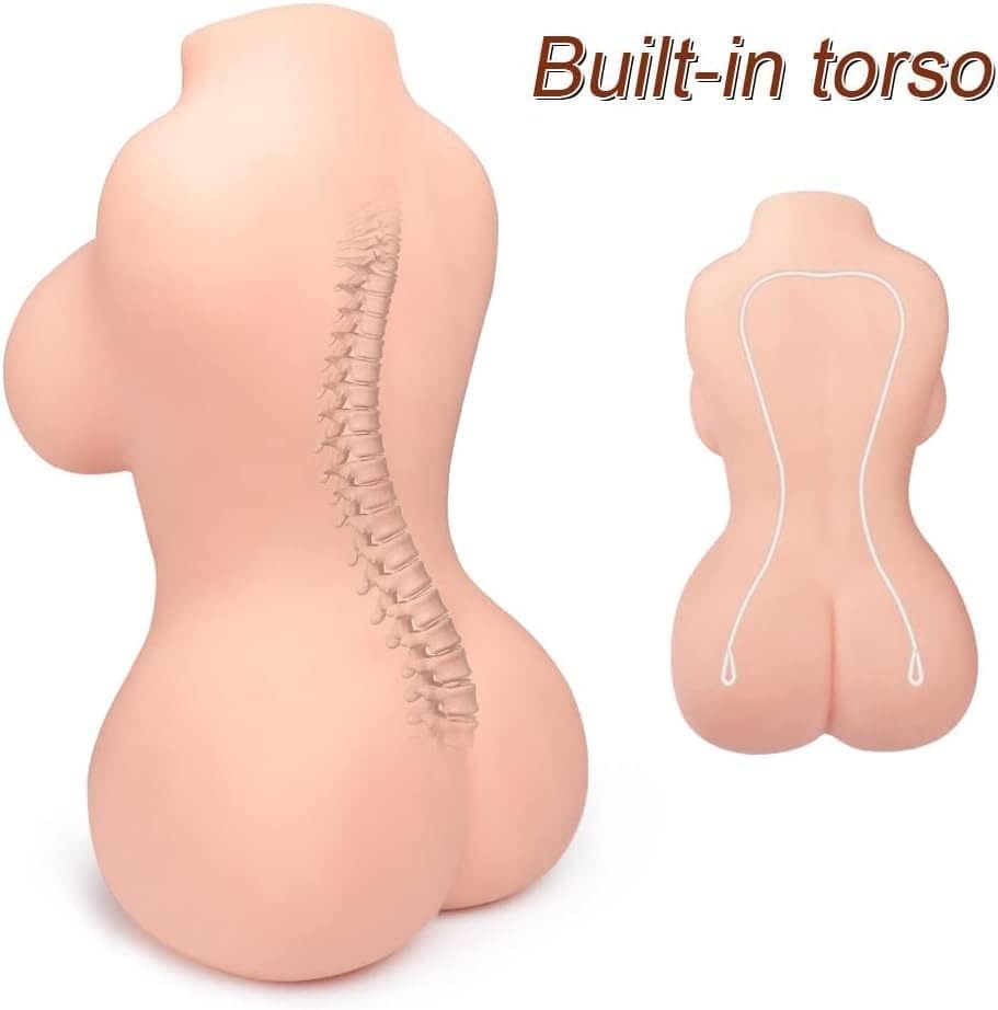 5.1lbs Sex Doll Male Masturbator Adult Toy for Men Masturbation. 3D Realistic Textured Vagina and Anal Dual Channels - buysextoyth