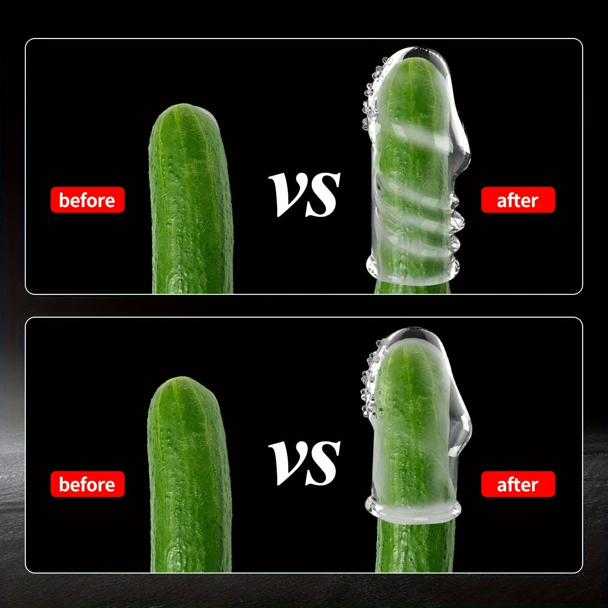 2pcs Transparent Permanent Empty Penis Sleeve. Soft Elastic TPE Material. Delayed Ejaculation Penis Ring. Reusable Dildo Penis Sleeve. Granular Texture Penis Extender. Physical Sensitivity Reduction. Penis Expansion For Men And Couples To Use Sex Toy - buysextoyth