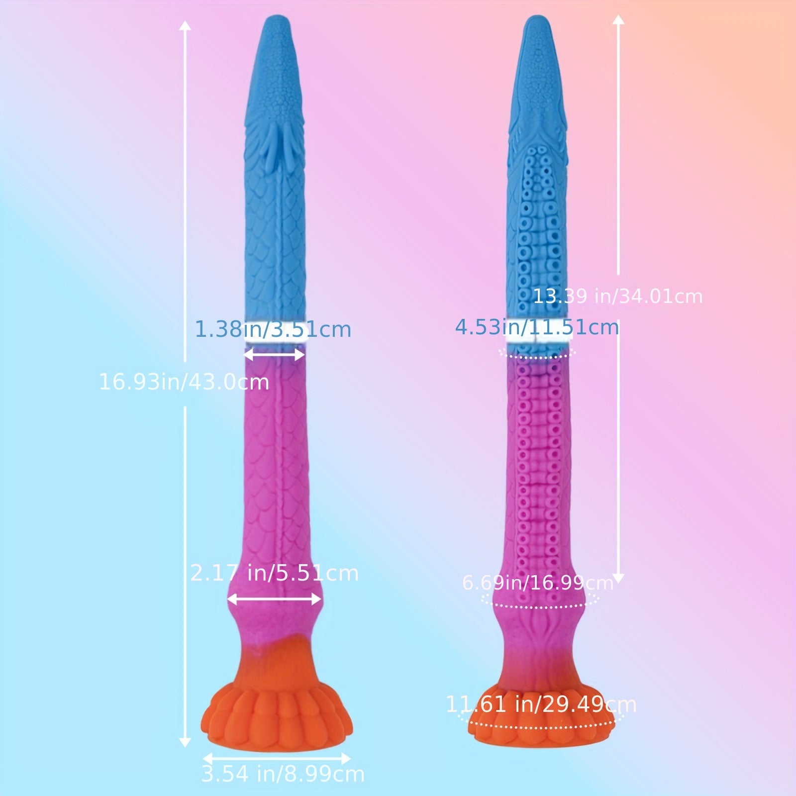 Long Anal Dildo Tentacle Monster. Silicone Dragon Dildo With Suction Cup Knot For Men Women Depth Anal Training. Huge Fantasy Anal Butt Plug Glow In The Dark Dildos Sex Toys & Games. 17 Inch - buysextoyth