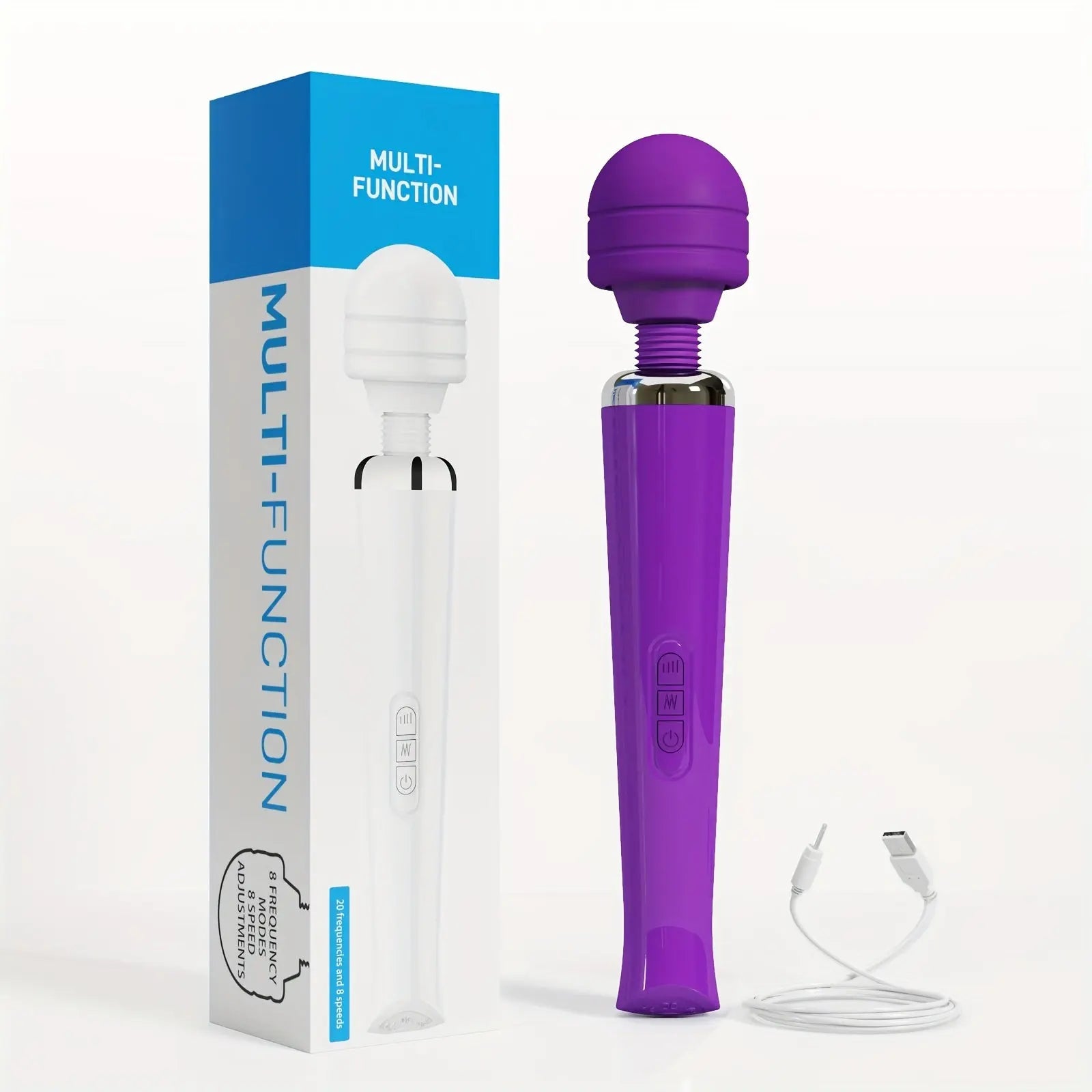 AV Vibrating Stick USB Rechargeable 20 Frequency Vibrating Massage Stick 12.9in Masturbation Stick Sex Toy For Men And Women - buysextoyth