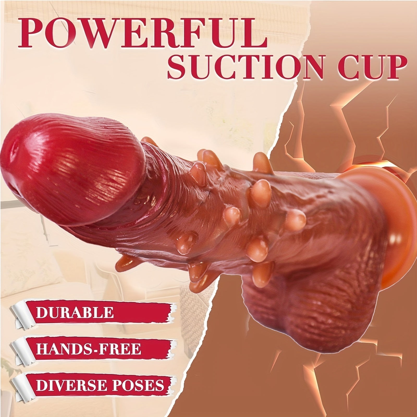 Adjustable Rotation Dildo: 9.1 Vibration Realistic G-Spot Anal Stimulation. 360° Rotation. Remote Control.. Latex. Battery Powered. 1200mAh Li-ion Battery. Liquid Silicone - buysextoyth