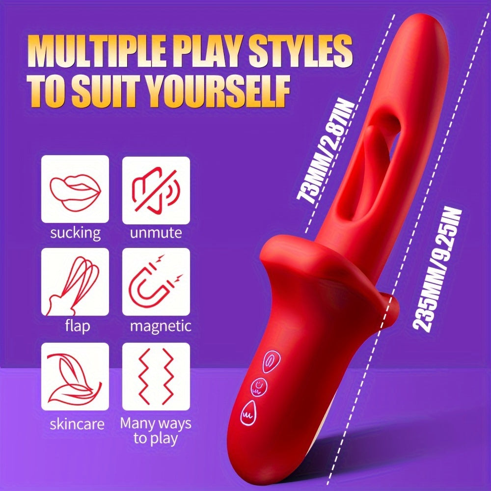 Usb-Powered Silicone Rabbit Vibrator - G-Spot & Clitoral Stimulation. Dildo For Women's Pleasure. Perfect For Couples - buysextoyth