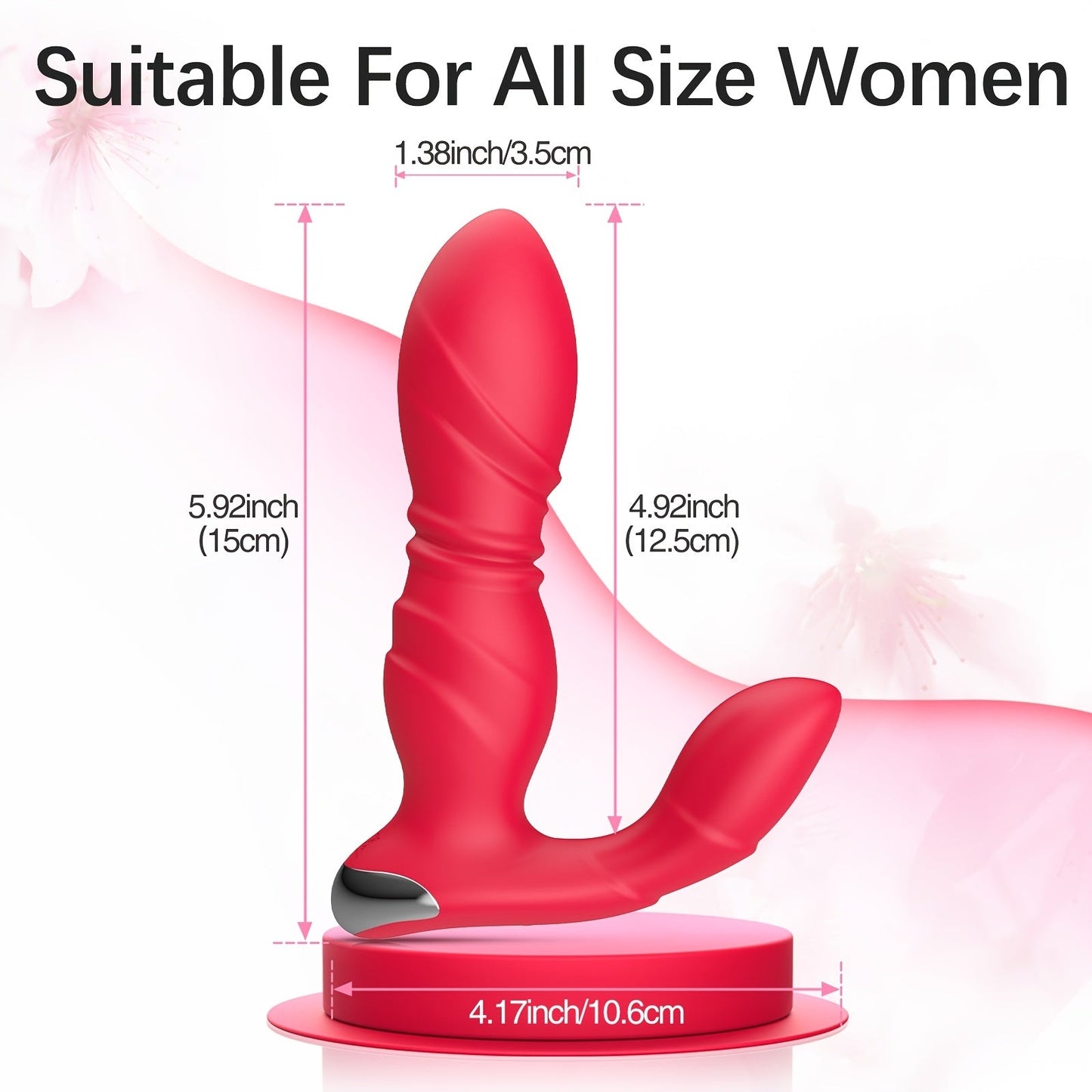 Sex Toy For Women App & Remote Control Vibrator. 9x9 Thrusting Vibrations Rose Sex Toys For Clitoris G-spot Stimulation. Pink Butterfly Dildo Wearable Panty Vibrator Quiet Adult Toy. Vibrator. Valentine's Day Gift - buysextoyth