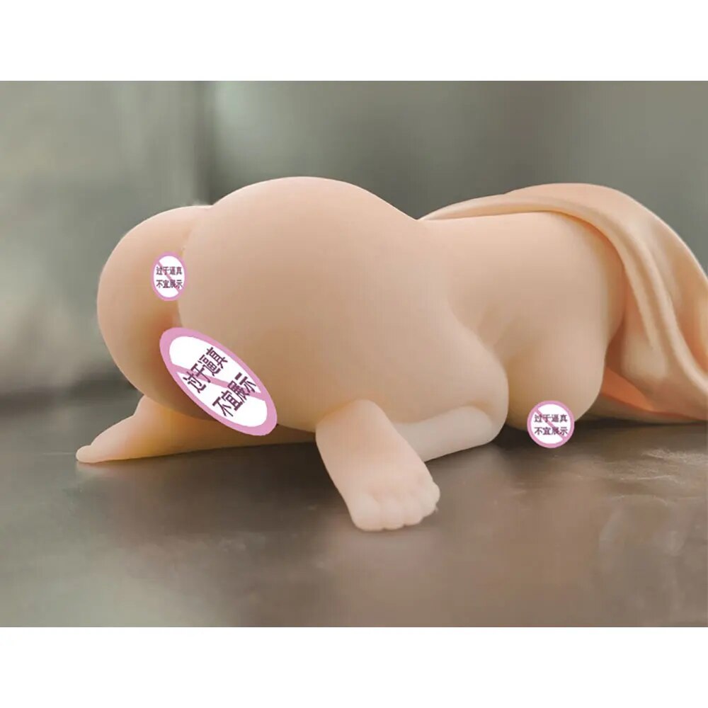 4D ตุ๊กตาใหญ่คู่ทางเดินจริงช่องคลอดชาย Masturbator พ็อกเก็ตหี Asshole Anal Oral ถ้วยผู้ใหญ่เซ็กซ์ทอยสำหรับชายครึ่งตุ๊กตายาง - buysextoyth