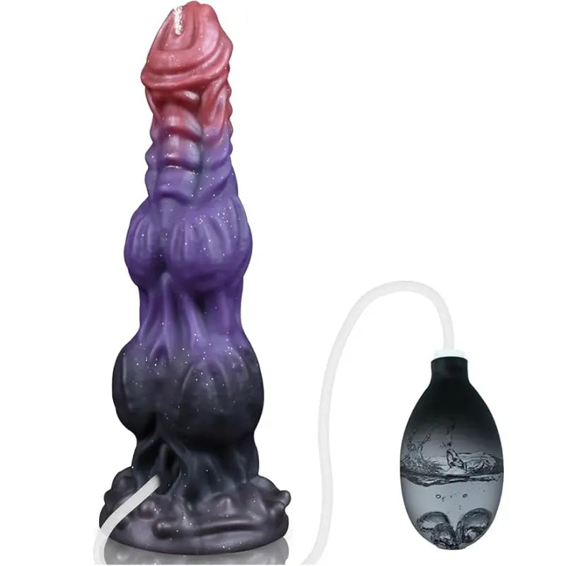 9.6 Monster Dildo Squirting Dildo Silicone Ejaculating Dildo with Knots. Fantasy Dildo Thick Dragon Dildo Horse Dildo with Strong Suction Cup. Huge Dog Dildo Soft Anal Dildo. Adult Toys for Women Men - buysextoyth