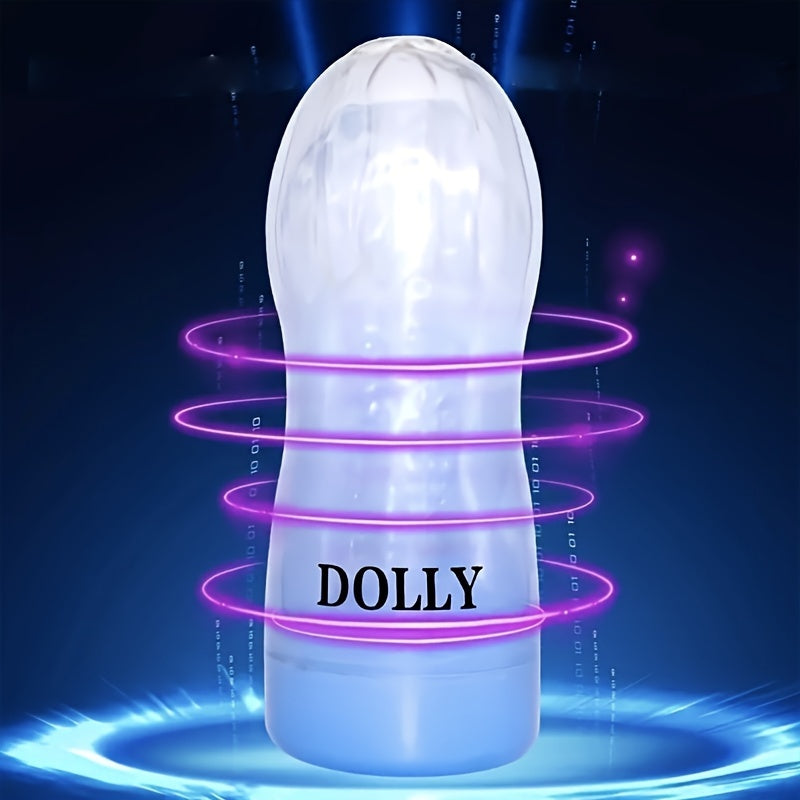 Male Masturbation Cup Massage Sleeve Sex Toy Portable Crystal Vaginal Mouth Sleeve Transparent Vaginal Easy To Clean Transparent Vaginal Male Sex Toys - buysextoyth
