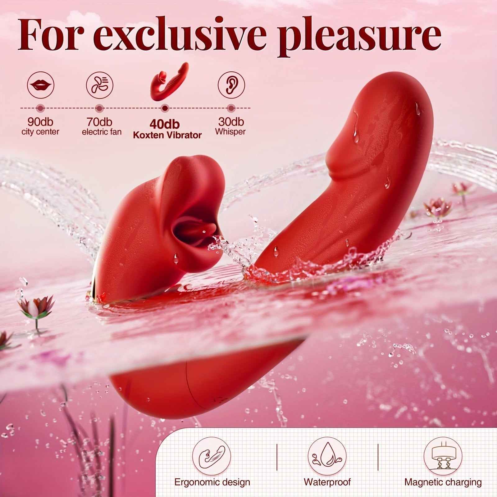 Thrusting Vibrator Sex Toys - G Spot Vibrator Women Sex Toys With 7 Thrusting & Vibrating & Licking Modes Tongue Toy For Women For Clitoral Stimulation Thrusting Dildo Adult Toys Rose Sex Toy - buysextoyth