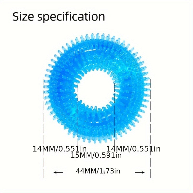 Crystal Pink Adult Novelty penis Ring - 44MM/1.73in Diameter. 14MM/0.551in Thickness. Silicone Material. Suitable for General Occasions - buysextoyth