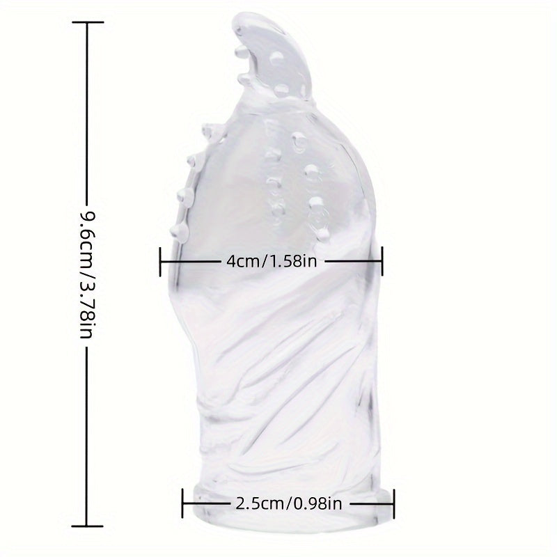 TPE Glan Cover Penis Sleeve Delay Ejaculation G-spot Stimulation adult Sex Toys For Men And Women - buysextoyth