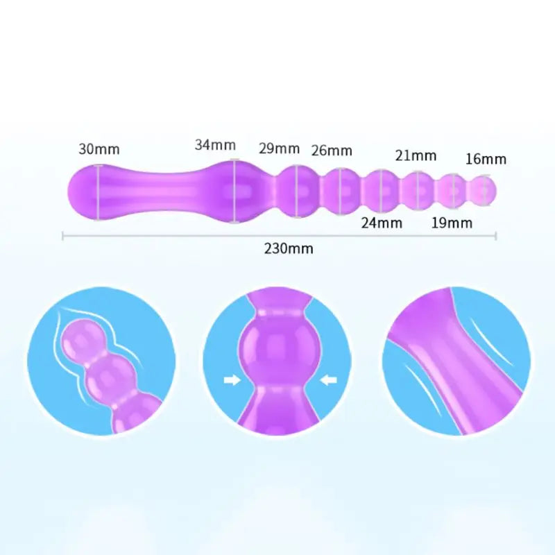5 Styles Anal Beads Soft Prostate Massage Anal Plug Anal Sex Toys For Women Masturbator - buysextoyth