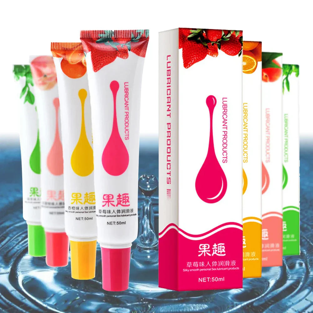 50ML Fruity Sex Lubricant Sex Tooys for Men Anal Sex Lubricating Oil Pure Natural Oral Sexual Lube Adult Toys Female Sexshop - buysextoyth