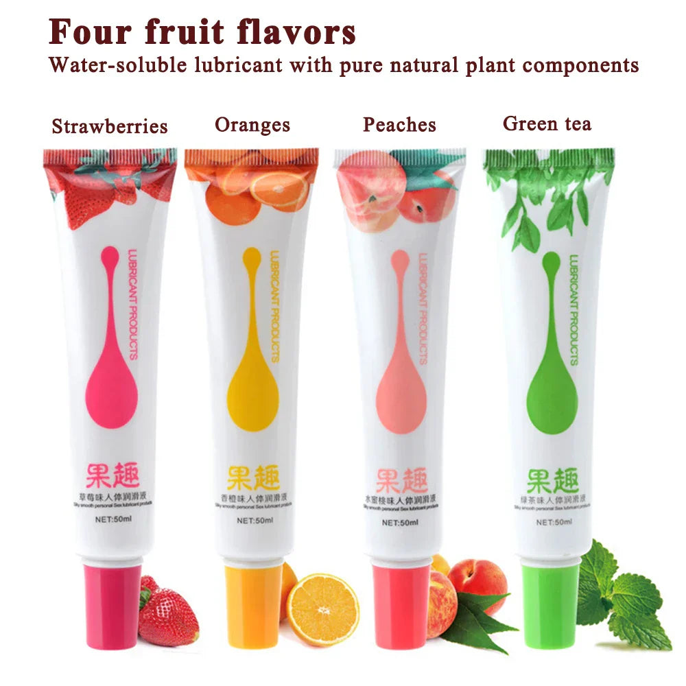 50ML Fruity Sex Lubricant Sex Tooys for Men Anal Sex Lubricating Oil Pure Natural Oral Sexual Lube Adult Toys Female Sexshop - buysextoyth