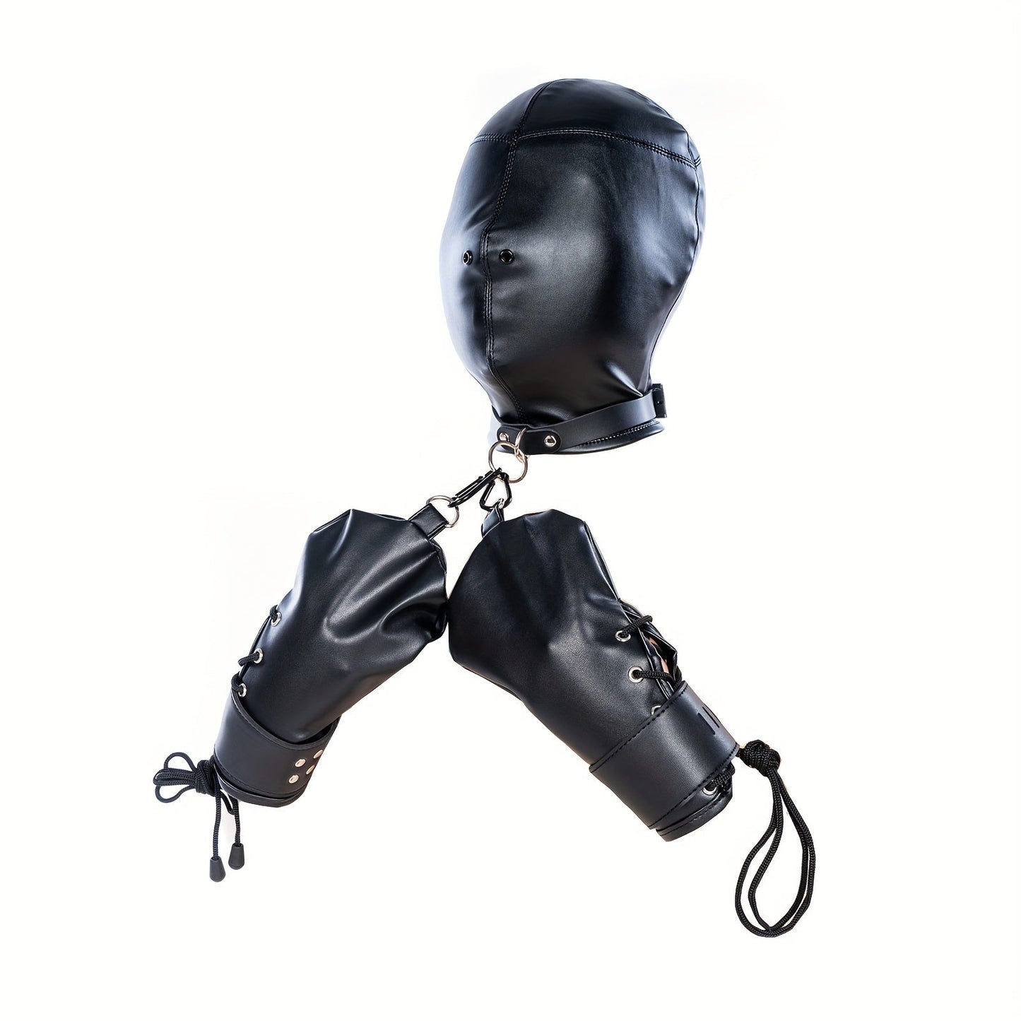 Adult Sex Restraints Toys Mask Paws Gloves Neck Collar BDSM Role Play Training Bondage Set - buysextoyth