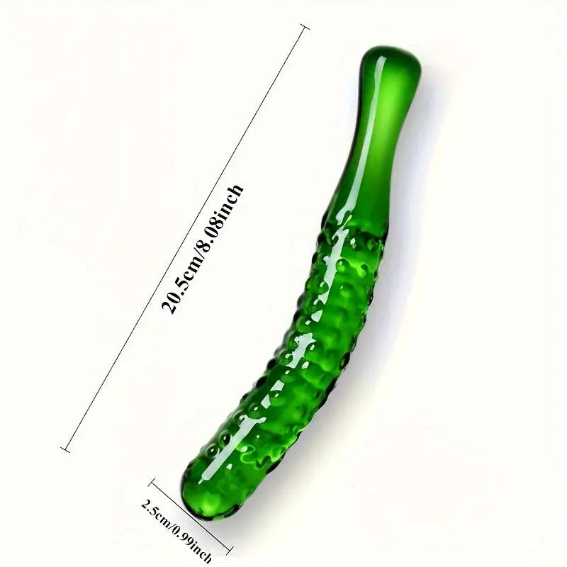 Sex Toy Fruit Vegetable Glass Dildo Masturbation Prostate Stimulator G-spot Massager Artificial Penis Adult Product for Women - buysextoyth