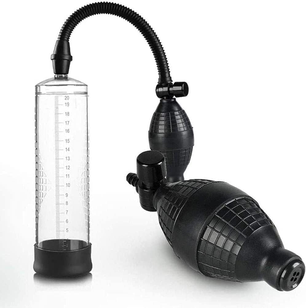 Men's Vacuum Pump Plus Pump Men's Enhanced Growth Pump 118511T Pen Cup Stable Professional Set Solid Vacuum Pump Home Performance Pump (Transparent/BB) - buysextoyth