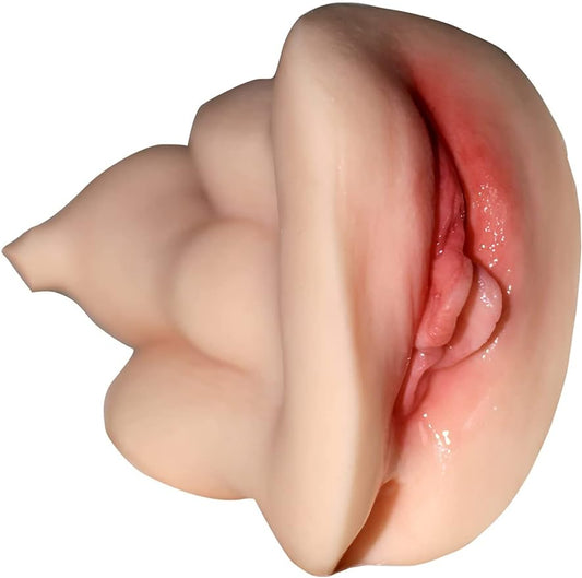 Vibrating Womb Masturbator. Male Masturbators Pocket Pussy Realistic Stroker Lifelike Vaginal Oral Sex Toys for Man Masturbation - buysextoyth