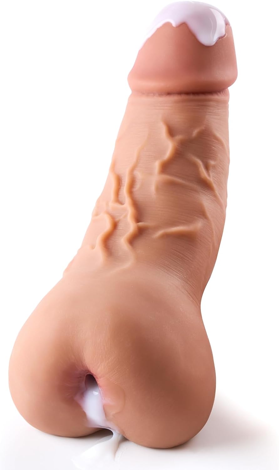 2 in 1 Realistic Dildo Pocket Pussy Male Masturbator with Penetrable Pee-Hole and Anus. Lifelike Dildos Shape Male Sex Toys with Balls for Gay Sex. Eterfore Male Sex Doll for Men Couple … - buysextoyth