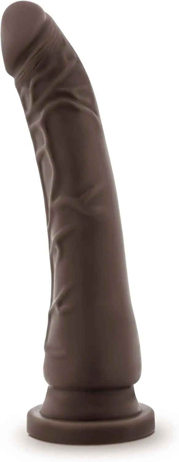 Blush Dr. Skin Plus Realistic Triple Density Posable Dildo - 9 Inch Length 2 Inch Width - Sturdy Firm Suction Cup Base for Hands Free Play and Harness Compatible - Sensa Feel Real Feel - Sex Toy - buysextoyth