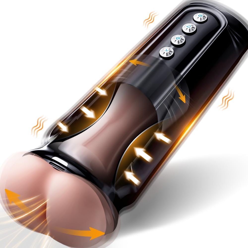 4 in 1 Automatic Male Masturbator Cup with Swing Function. Doggy-Style Sucking Male Stroker with Anal Design. Ulovime Male Anal Sex Toy for Men Masturbation - buysextoyth