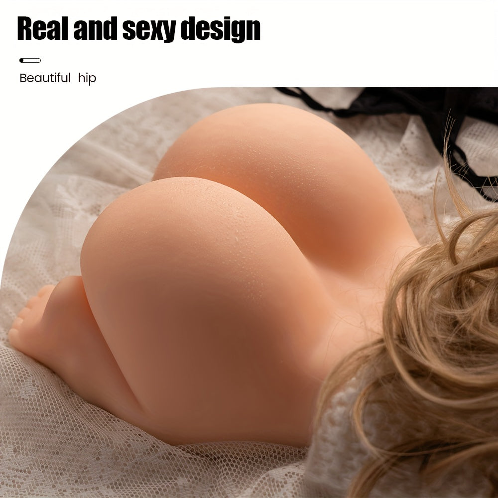 2KG Male Masturbator 3D Realistic Female Torso Big Ass Doll TPR Material With Tight Vagina And Anus For Male Pleasure Adult Male Sex Toys - buysextoyth