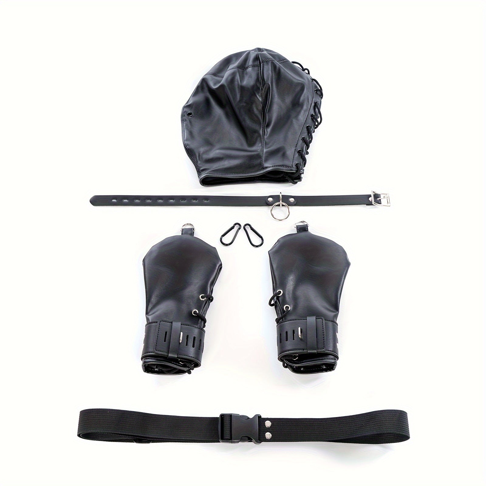 Adult Sex Restraints Toys Mask Paws Gloves Neck Collar BDSM Role Play Training Bondage Set - buysextoyth