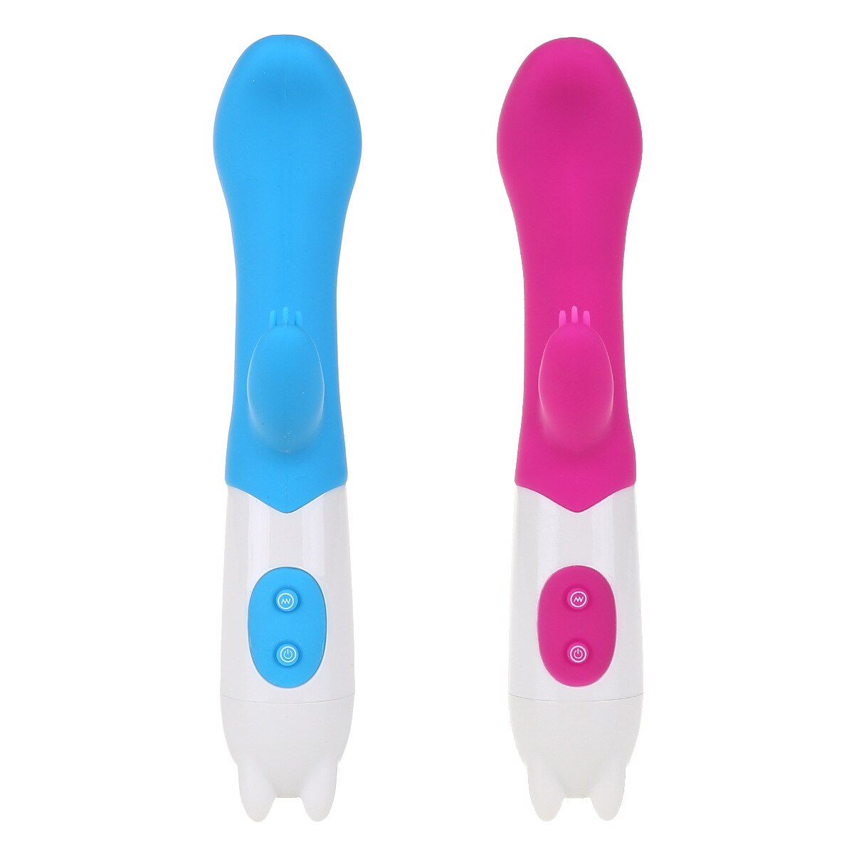 6 Speed Waterproof Soft Silicone Rabbit Vibrator Double Point G Spot Vaginal Clitoral Massager Female Masturbator Women Sex Toy - buysextoyth