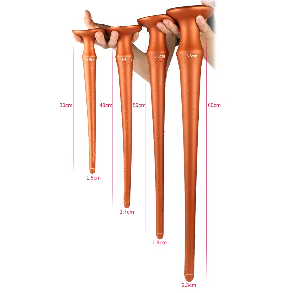 60cm Super Long Butt Plug Dildo Anal Long Adult Sex Toy for Men Prostate Massgaer Anus Vaginal Dilator Anal Plug Long Plug Butt - buysextoyth