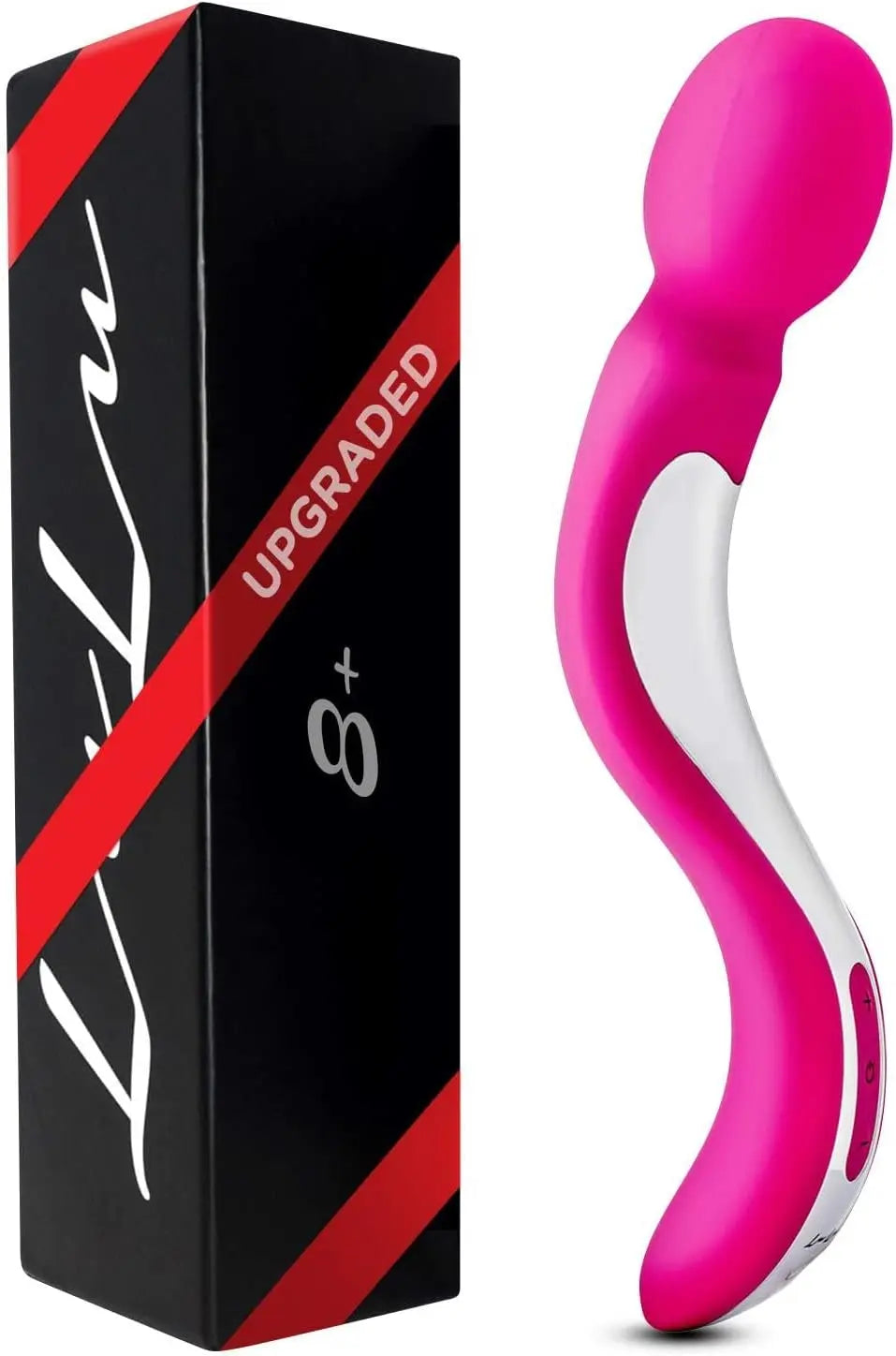 7+ Personal Massager - Cordless. Therapeutic & Rechargeable Mini Stress Relief Silicone - for Foot Back Neck - Upgraded Memory 5 Speeds 20 Patterns - buysextoyth