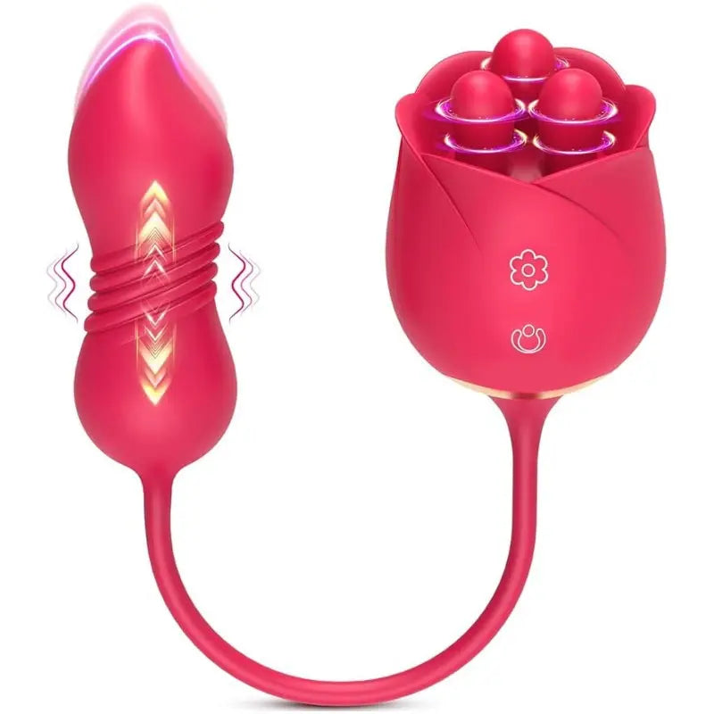 Sex Toys Rose Dildo Vibrator - Rose Sex Toy Thrusting Dildos. Fondling Vibrators Adult Toys. Female Vibrator Clitoris Stimulator. Couples Sexual Pleasure Stimulation Device. Consoladores Vibradores - buysextoyth