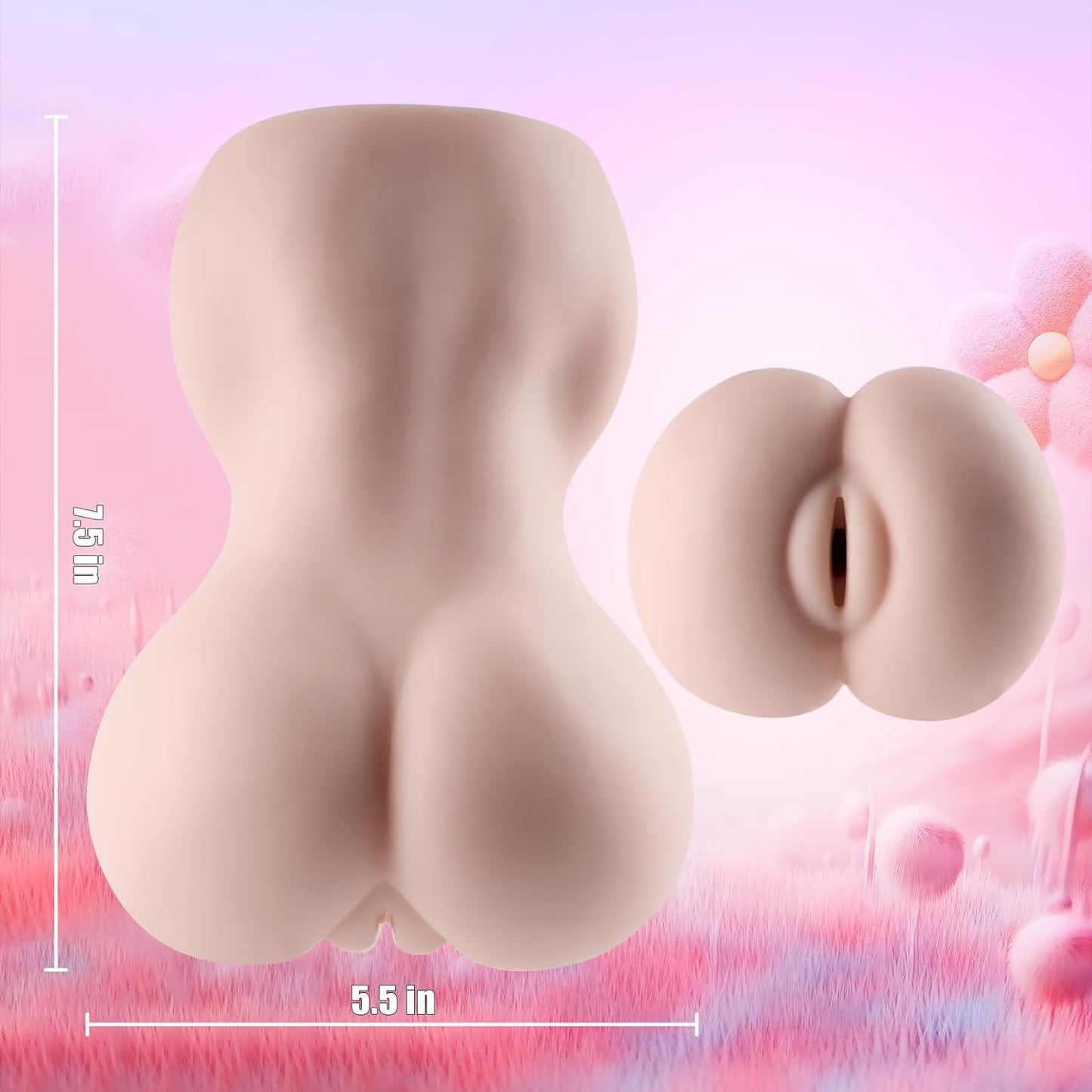 Flexibility Pocket Pussy Lifelike 3D Textured Vagina Masturbating Sex Toy for Men Realistic Loli GirlTextured Man Masturbation Adult Mini Torso Love Doll Pussies Stroker for Pleasure - buysextoyth